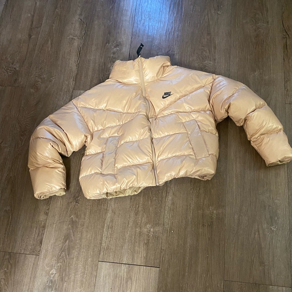 Nike Therma-Fit Tan Puffer Jacket